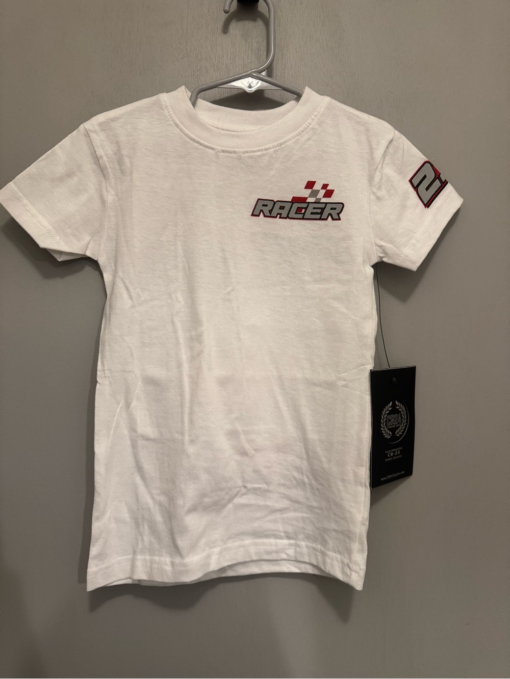 Kids CR-24 Chrome Edge Bordo Cromato Racer Graphic Tee